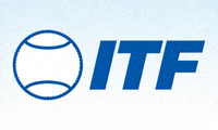 国际网球联合会ITF官方Logo - 网球和ITF字样组合