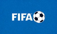 国际足球联合会FIFA官方Logo - 蓝色背景上的FIFA字样和足球图案