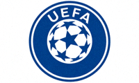 欧洲足球协会联盟UEFA官方Logo - 星形图案和UEFA字样
